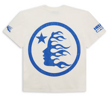 Load image into Gallery viewer, Hellstar Beat Us! T-shirt White/Blue
