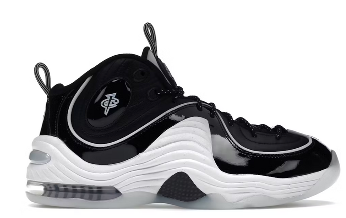 Nike Air Penny 2 Black Patent Football Grey