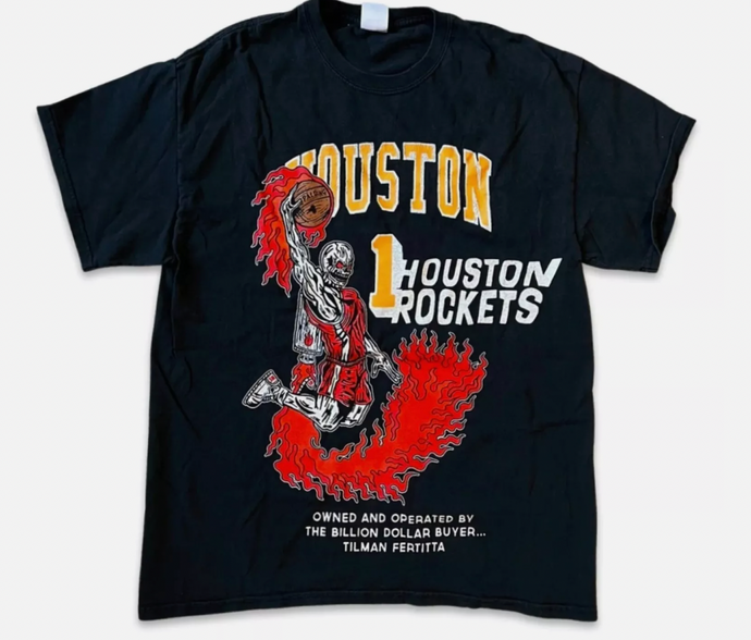 Warren Lotas Houston Rockets T-Shirt Black