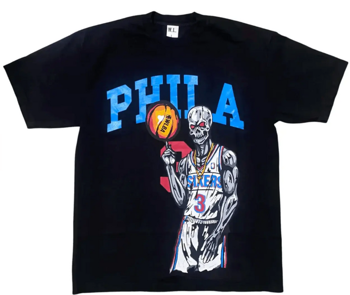 Warren Lotas Philadelphia 76ers Allen Iverson Phila Short Sleeve Tee