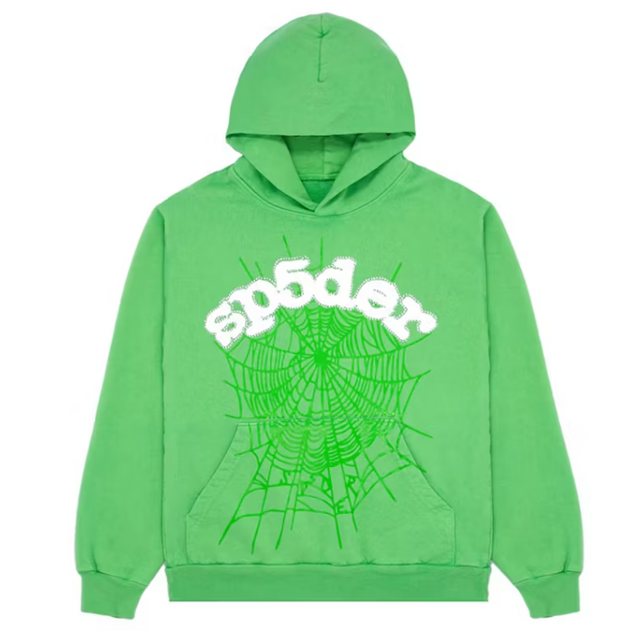 Sp5der Web Hoodie Slime Green