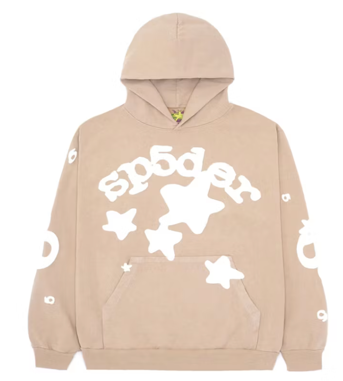 Sp5der Beluga Hoodie Sand