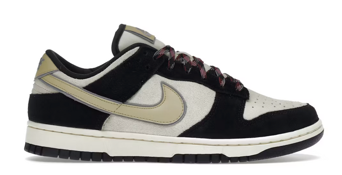 Nike Dunk Low LX Black Suede Team Gold (Women's)