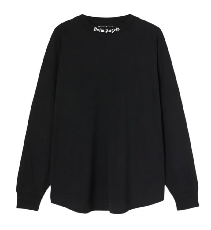 Palm Angels Classic Logo L/S T-Shirt Black/White