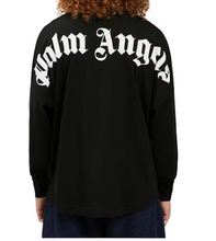 Load image into Gallery viewer, Palm Angels Classic Logo L/S T-Shirt Black/White
