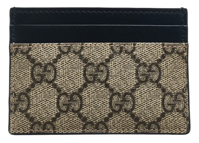 Gucci Card Case Supreme Beige/Black