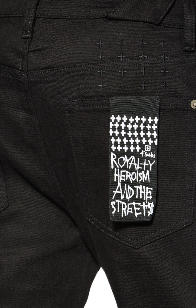 Ksubi Slim Tapered Jean Chitch Ace Black Metal