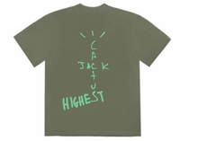 Load image into Gallery viewer, Travis Scott Jordan Cactus Jack Highest T Shirt Olive

