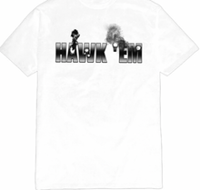 Load image into Gallery viewer, Pop Smoke x Vlone Hawk Em&#39; T-Shirt White
