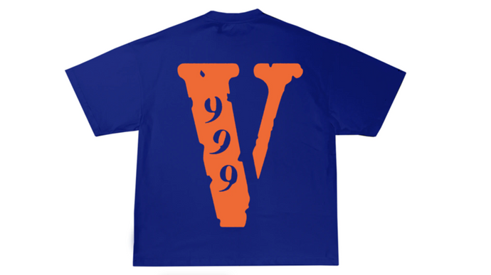 Juice Wrld x Vlone 999 Tee Blue