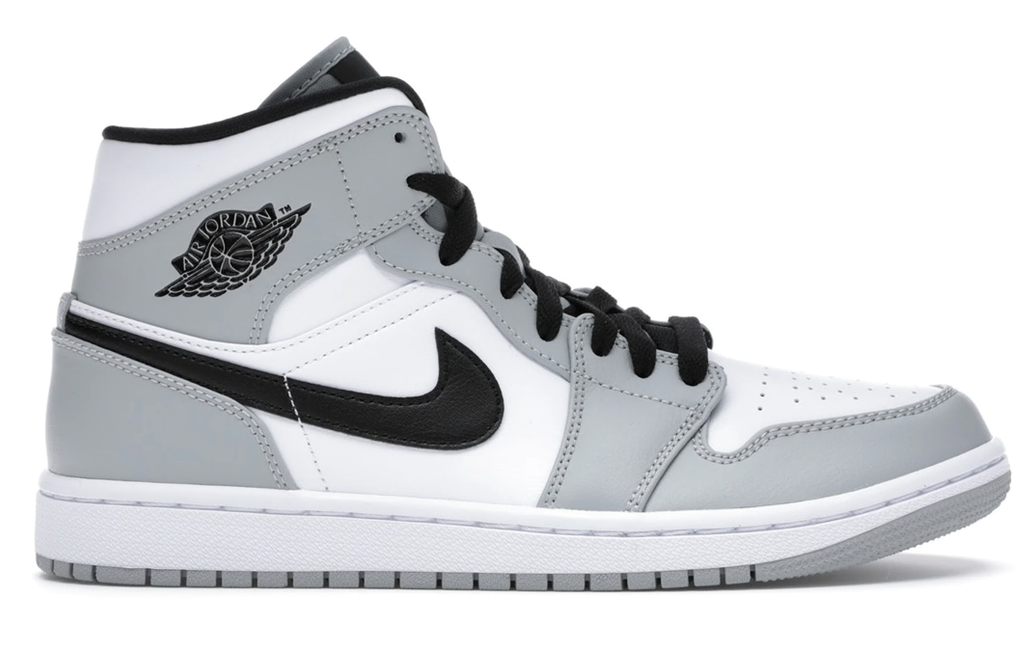 Jordan 1 Mid Light Smoke Grey – MD Sneaks