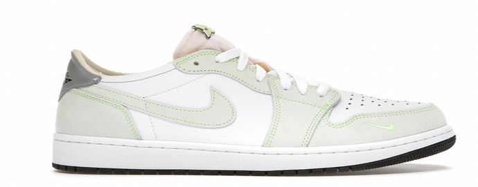 Jordan 1 Retro Low White Ghost Green Black