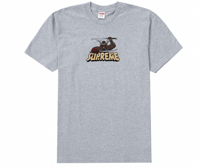 Supreme Samurai Tee Heather Grey