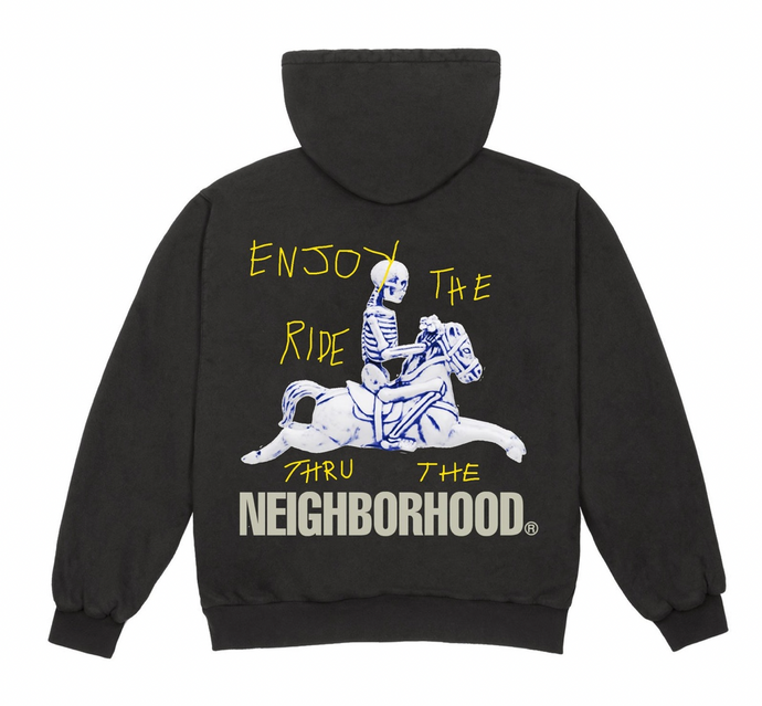 Travis Scott Cactus Jack x Neighborhood Carousel  Hoodie Black