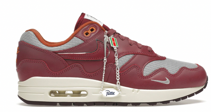 Nike Air Max 1 Patta Waves Rush Maroon