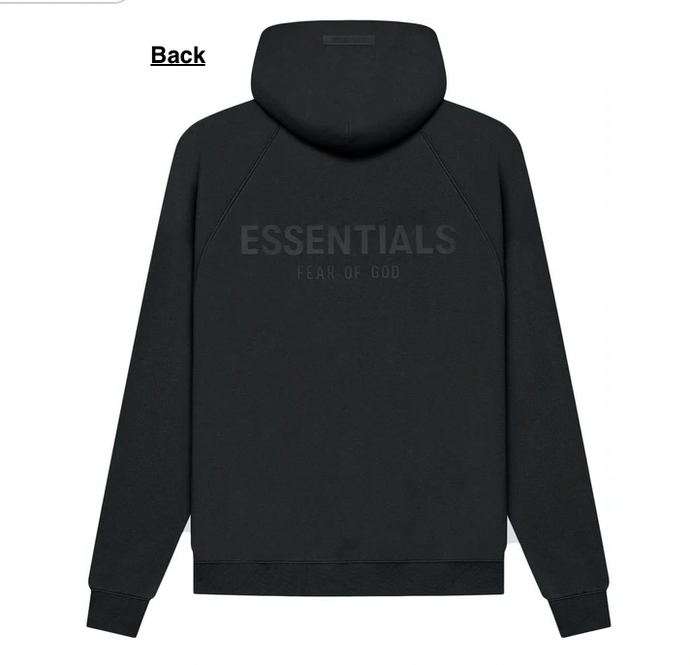 Fear of God Essentials Pull-Over Hoodie Black/Stretch Limo