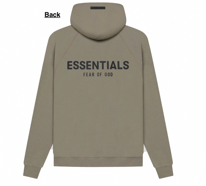 Fear of God Essentials Pull-Over Hoodie (SS21) Taupe