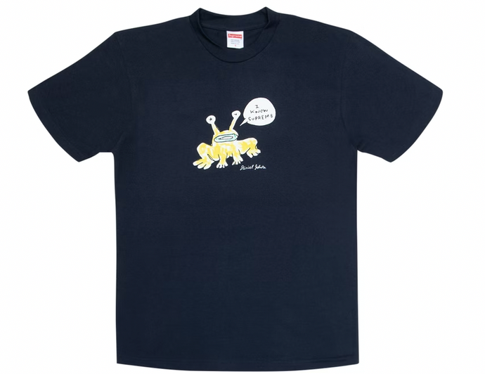 Supreme Daniel Johnston Frog Tee Navy