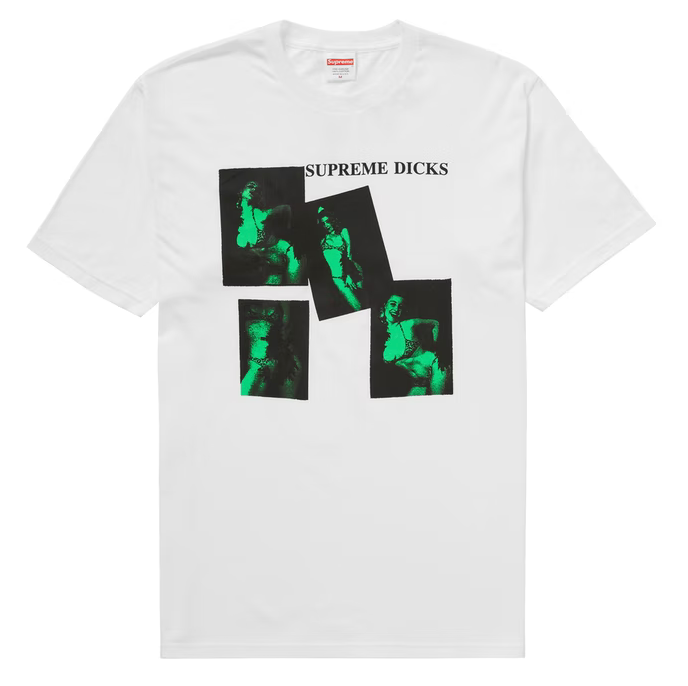 Supreme Supreme Dicks Tee White