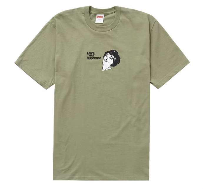 Supreme Love That Tee Light Olive