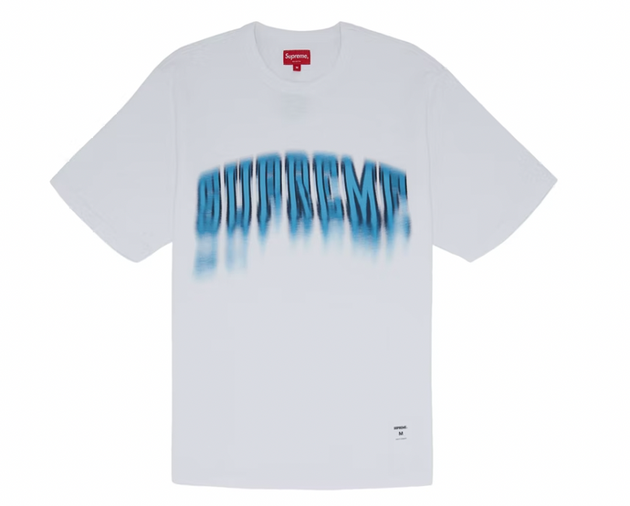 Supreme Blurred Arc S/S Top White