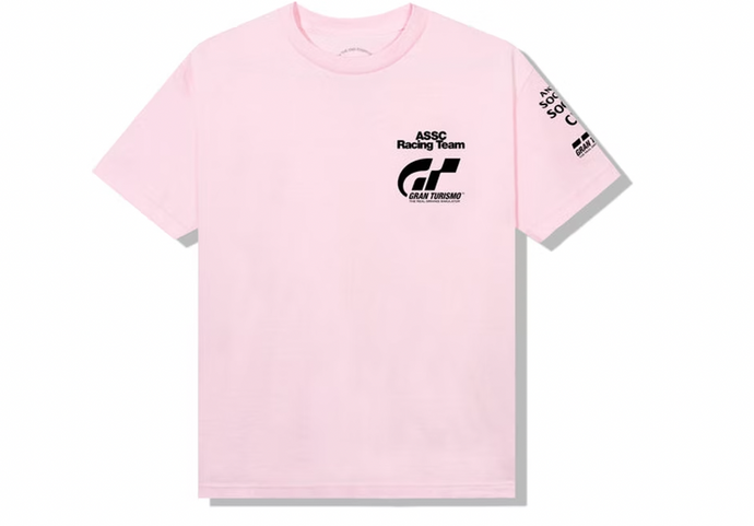 Anti Social Social Club x Gran Turismo Logo T-shirt Pink