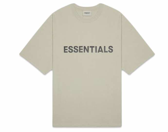 Fear of God Essentials Boxy T-Shirt Applique Logo Moss