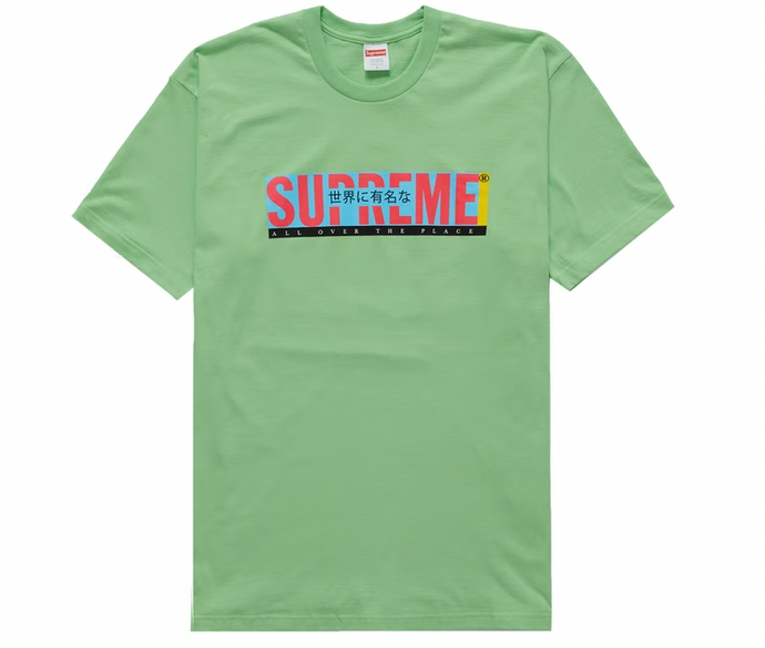 Supreme All Over Tee Lime