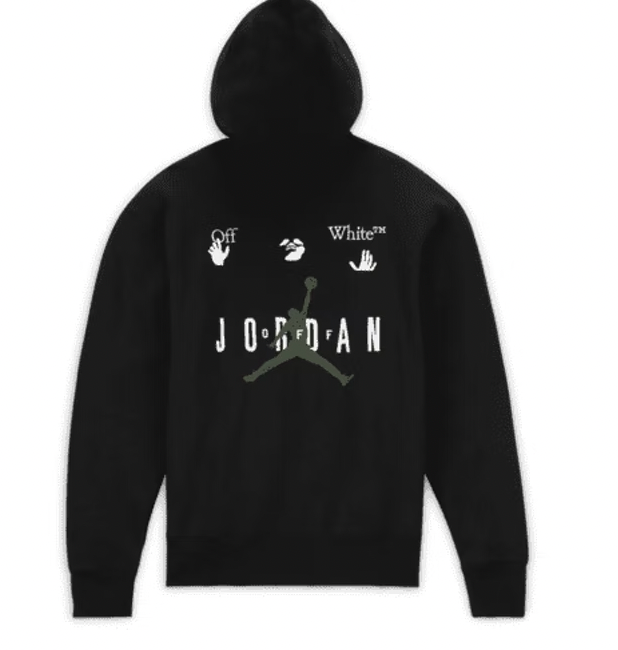 Off-White x Jordan Hoodie Black (FW21)