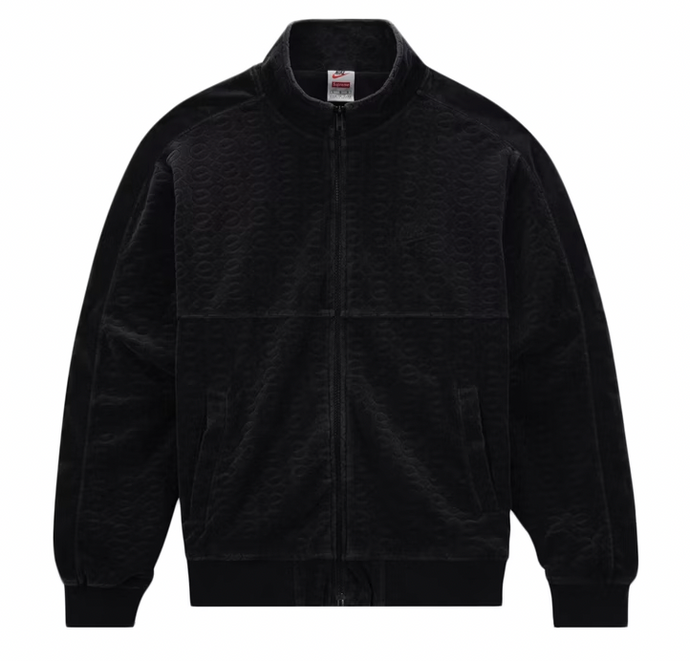 Supreme Nike Velour Track Jacket Black