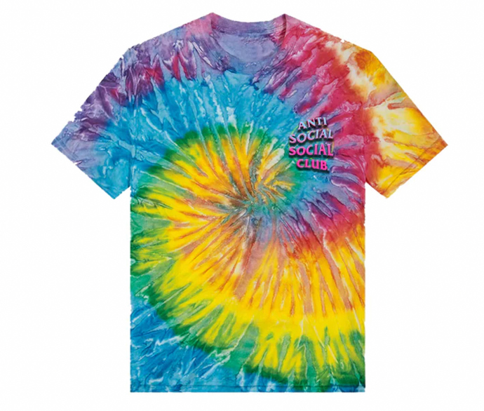 Anti Social Social Club TECHNOLOGIES INC. 2001 T-SHIRT Tie Dye