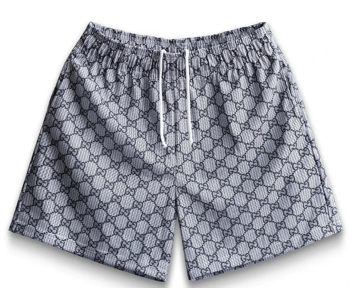 Bravest Studio Gucci Grey White Shorts