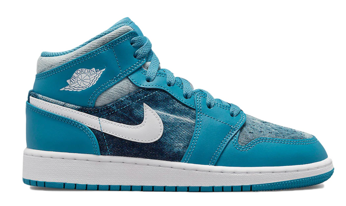 Jordan 1 Mid Washed Denim (GS)