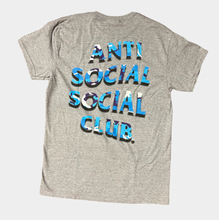 Load image into Gallery viewer, Anti Social Social Club Hidden Messages 8.0 Heather Grey Tee
