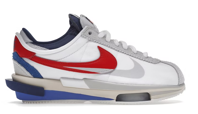 Nike Zoom Cortez SP sacai White University Red Blue