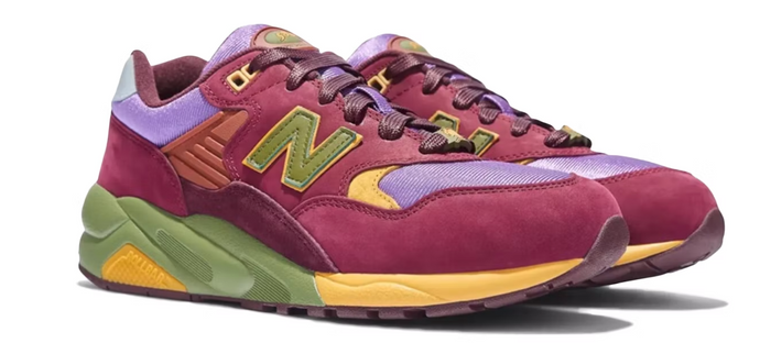 New Balance 580 Stray Rats Maroon Purple