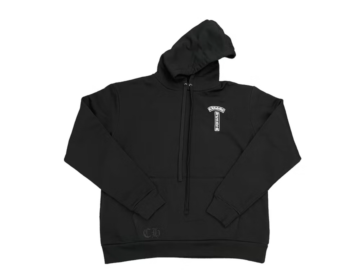 Chrome Hearts Shoulder Logo Hoodie Black