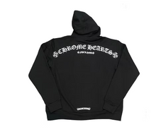 Load image into Gallery viewer, Chrome Hearts Shoulder Logo Hoodie Black
