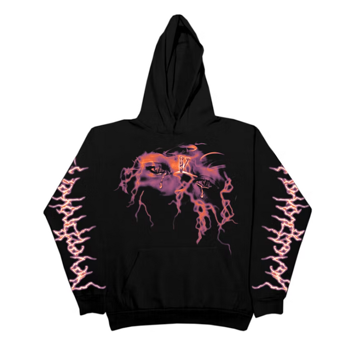 Vlone x Never Broke Again Eyes Hoodie Black