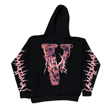 Load image into Gallery viewer, Vlone x Never Broke Again Eyes Hoodie Black
