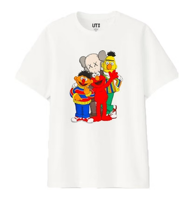 KAWS x Uniqlo x Sesame Street Group Tee