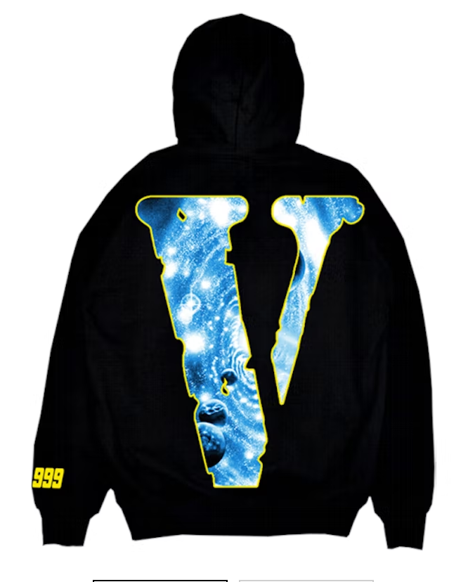 Juice Wrld x Vlone Cosmic Hoodie Black