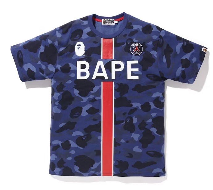 BAPE x PSG Tee Navy
