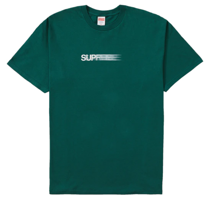 Supreme Motion Logo Tee Dark Green